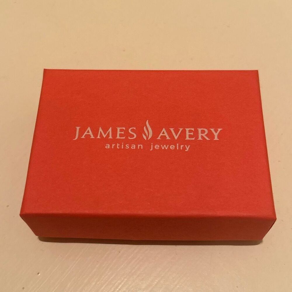 James Avery Jewelry Box And Jewelry Pouch Orange Storage Gift Boxes